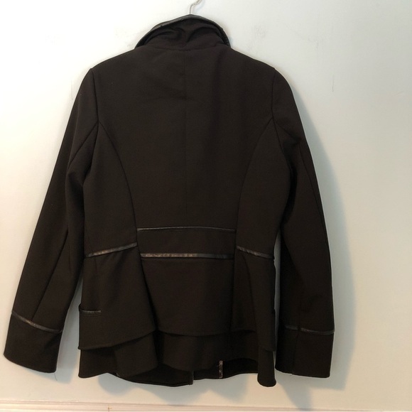 Steve Madden Black Double Breasted Pea Coat Size Medium - Picture 8 of 12